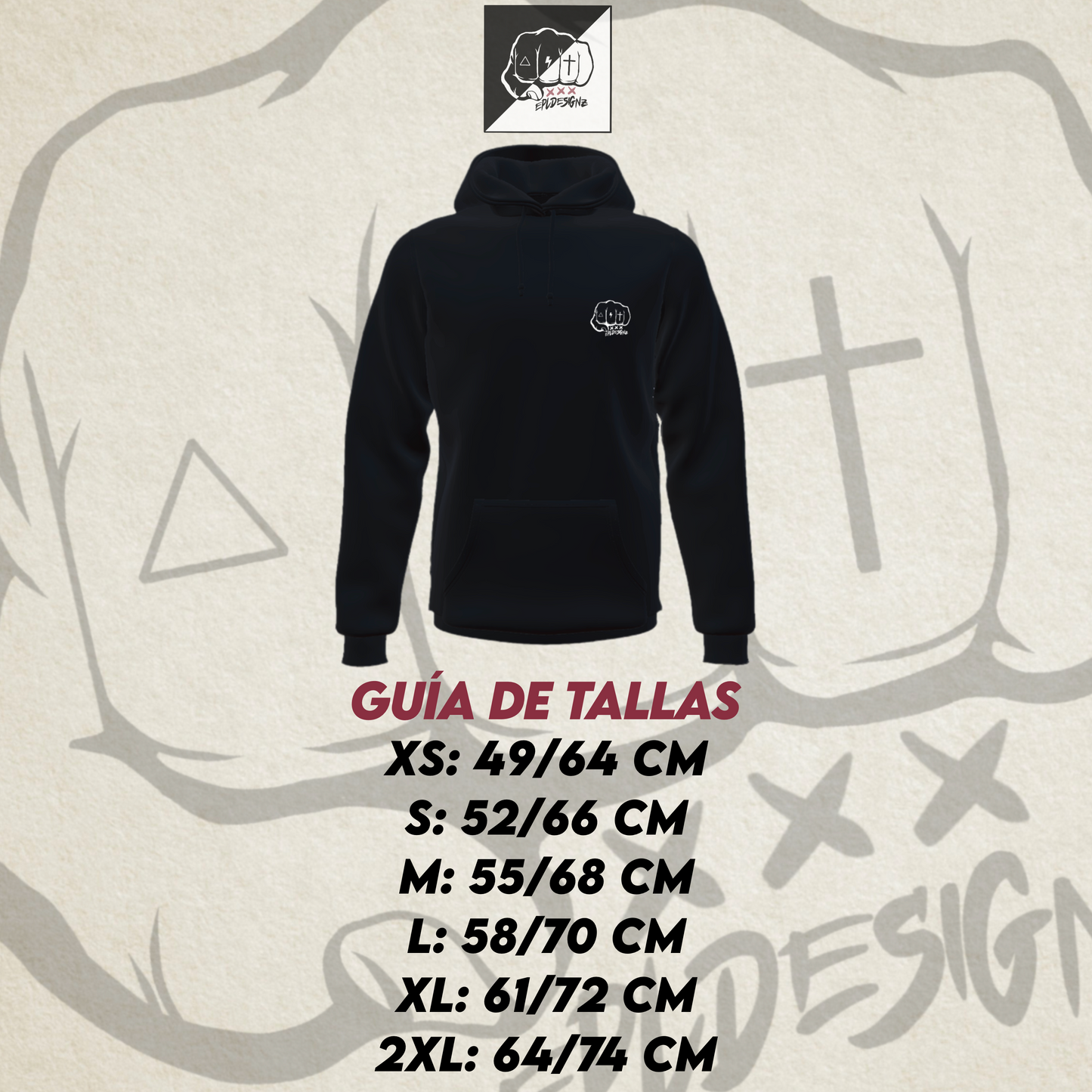 Sudadera EPL "AmoresInmortales"