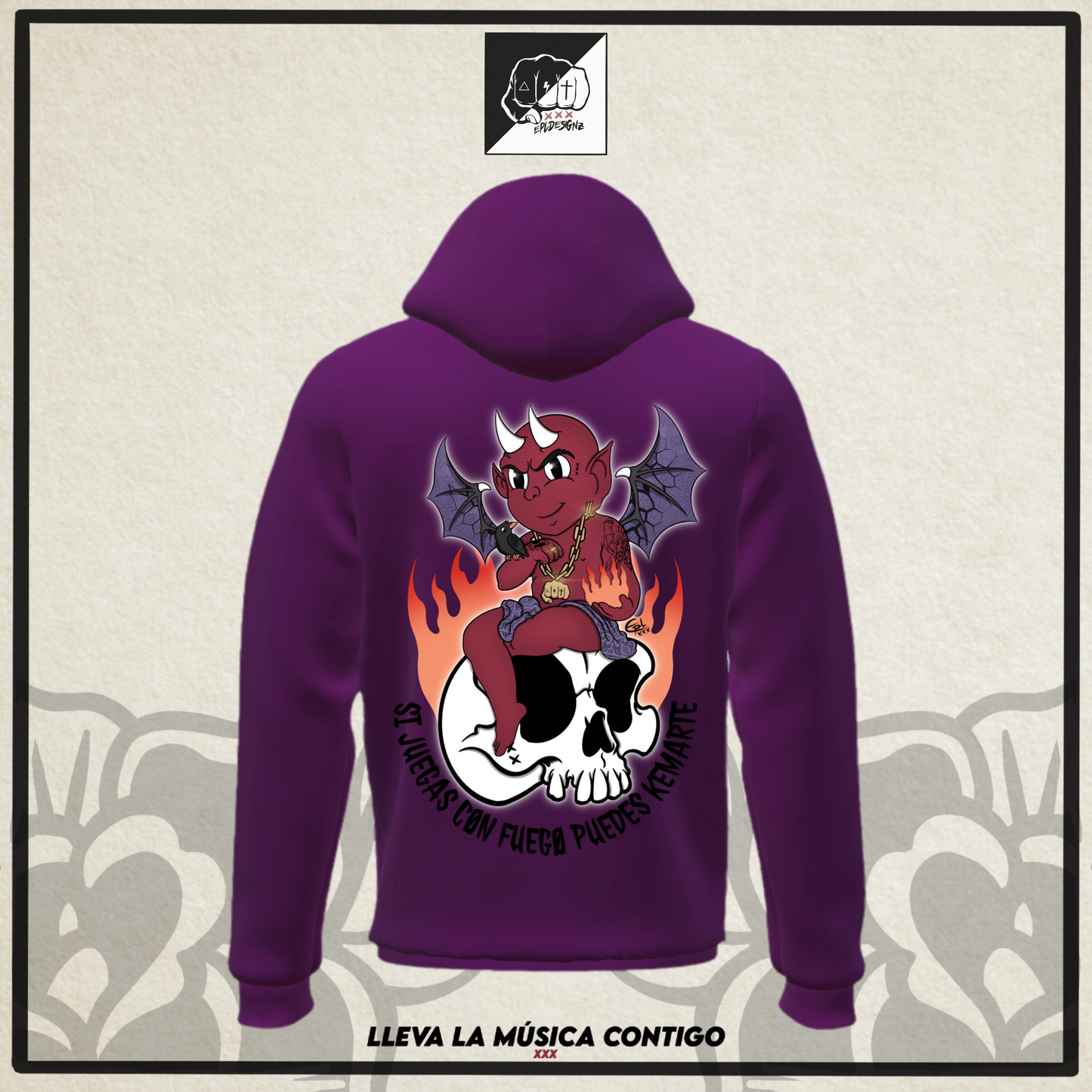 Sudadera EPL "PuedesKemarte"