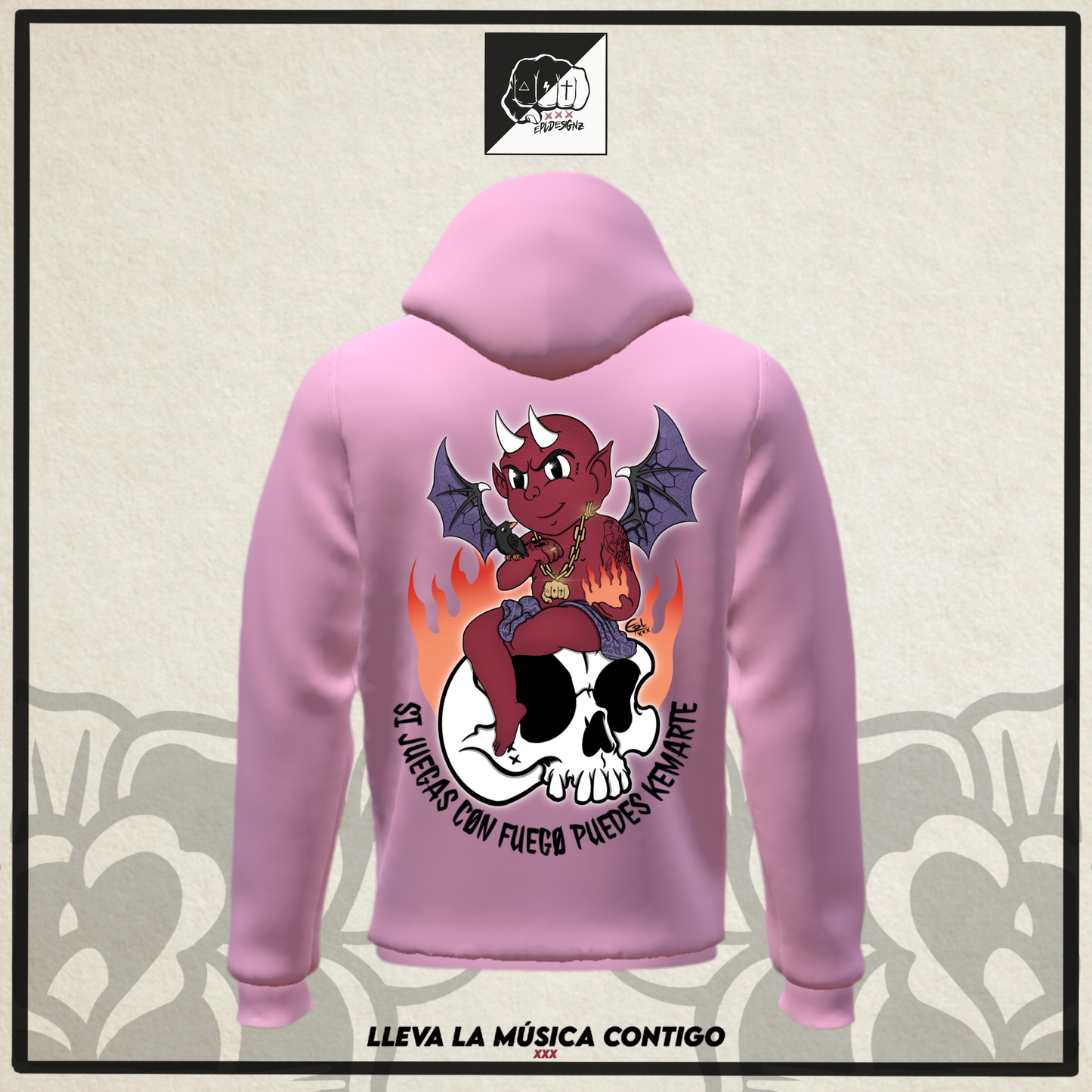 Sudadera EPL "PuedesKemarte"