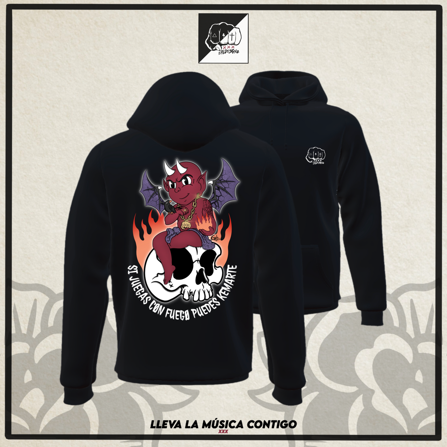 Sudadera EPL "PuedesKemarte"