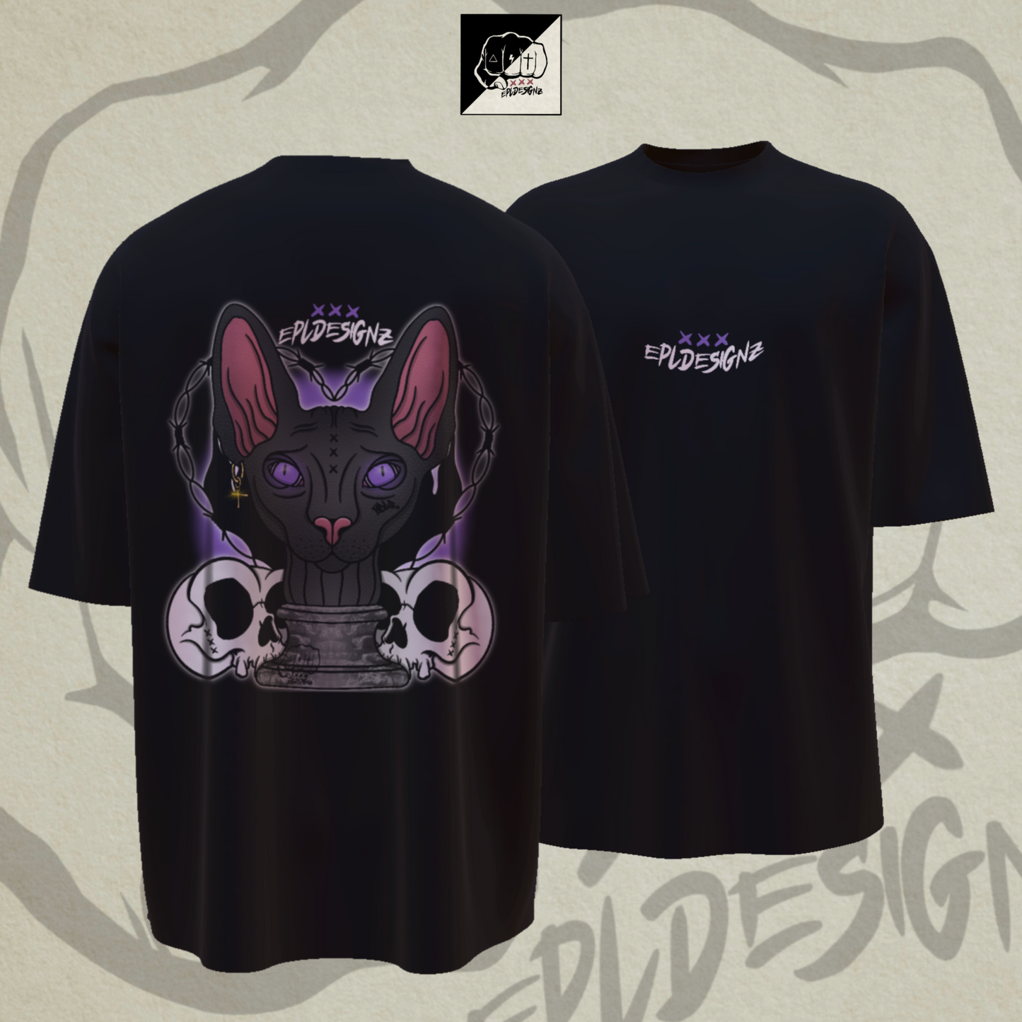 Camiseta EPLOversize "CatXXX"