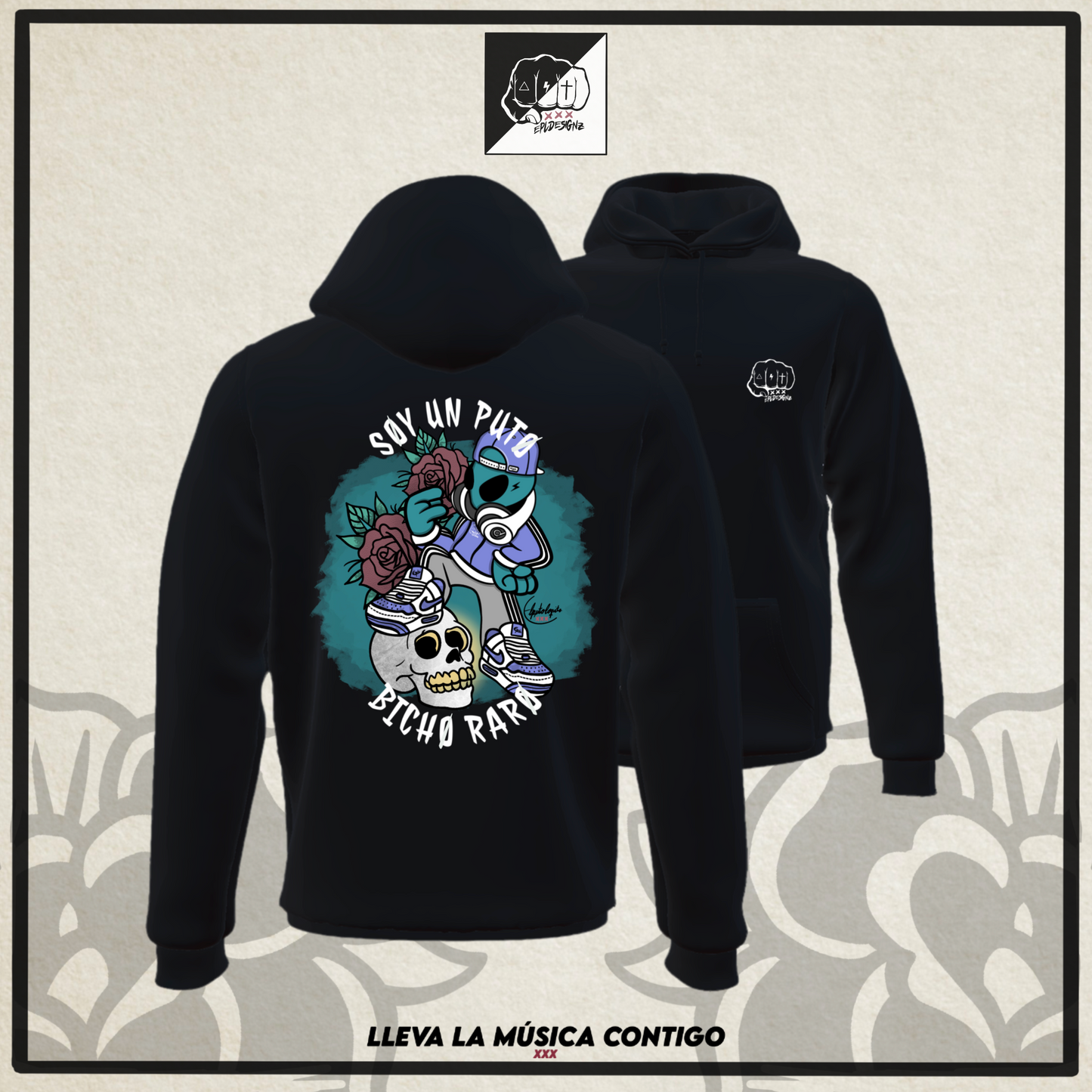 Sudadera EPL "BichoRaro"