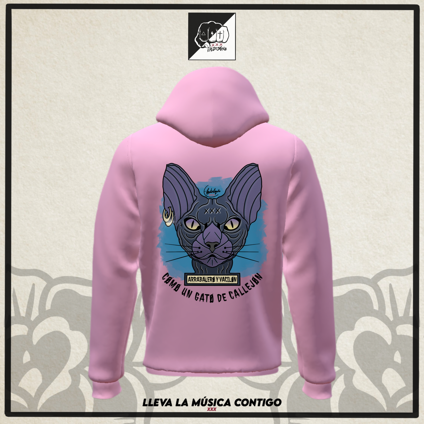 Sudadera EPL "GatoDeCallejón"