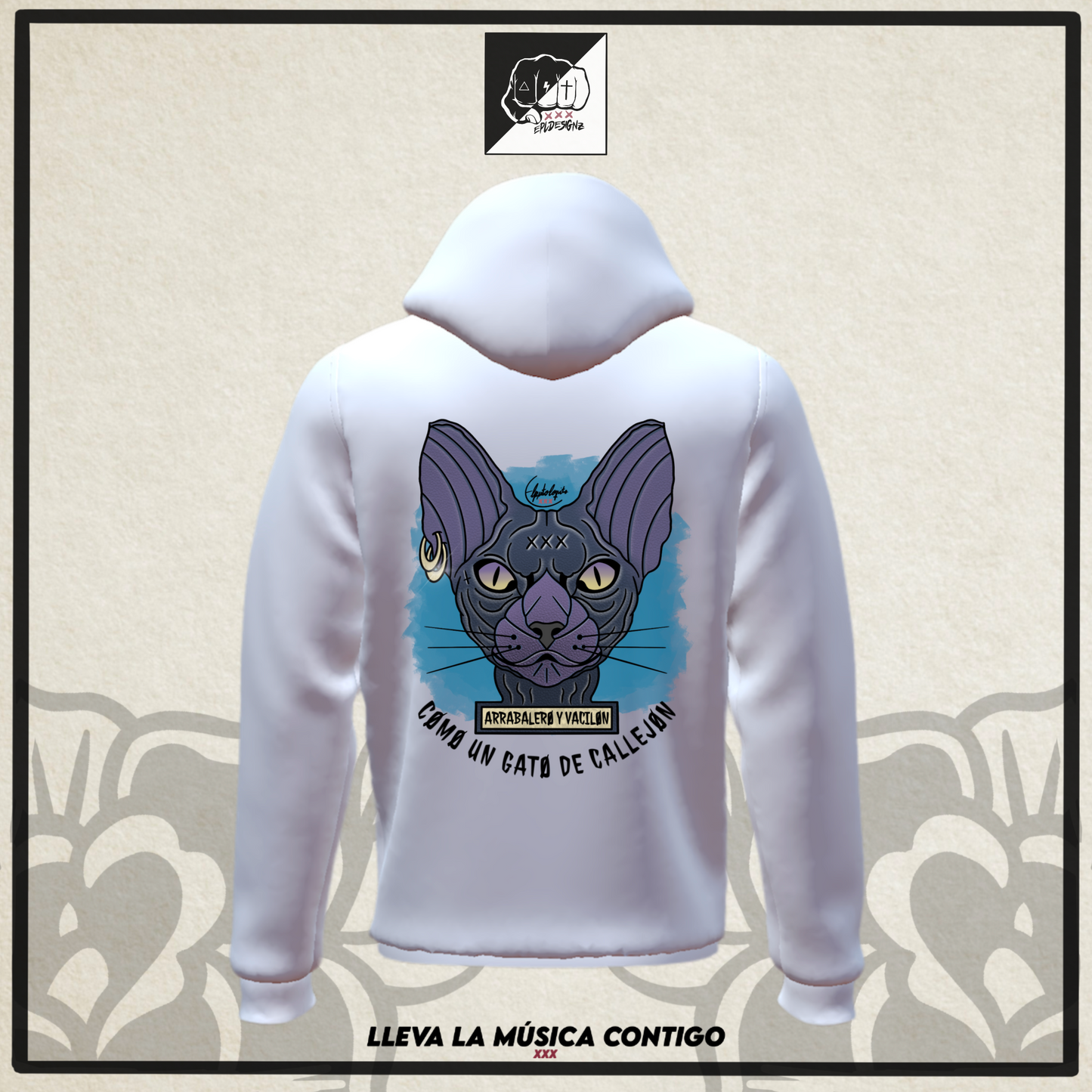 Sudadera EPL "GatoDeCallejón"