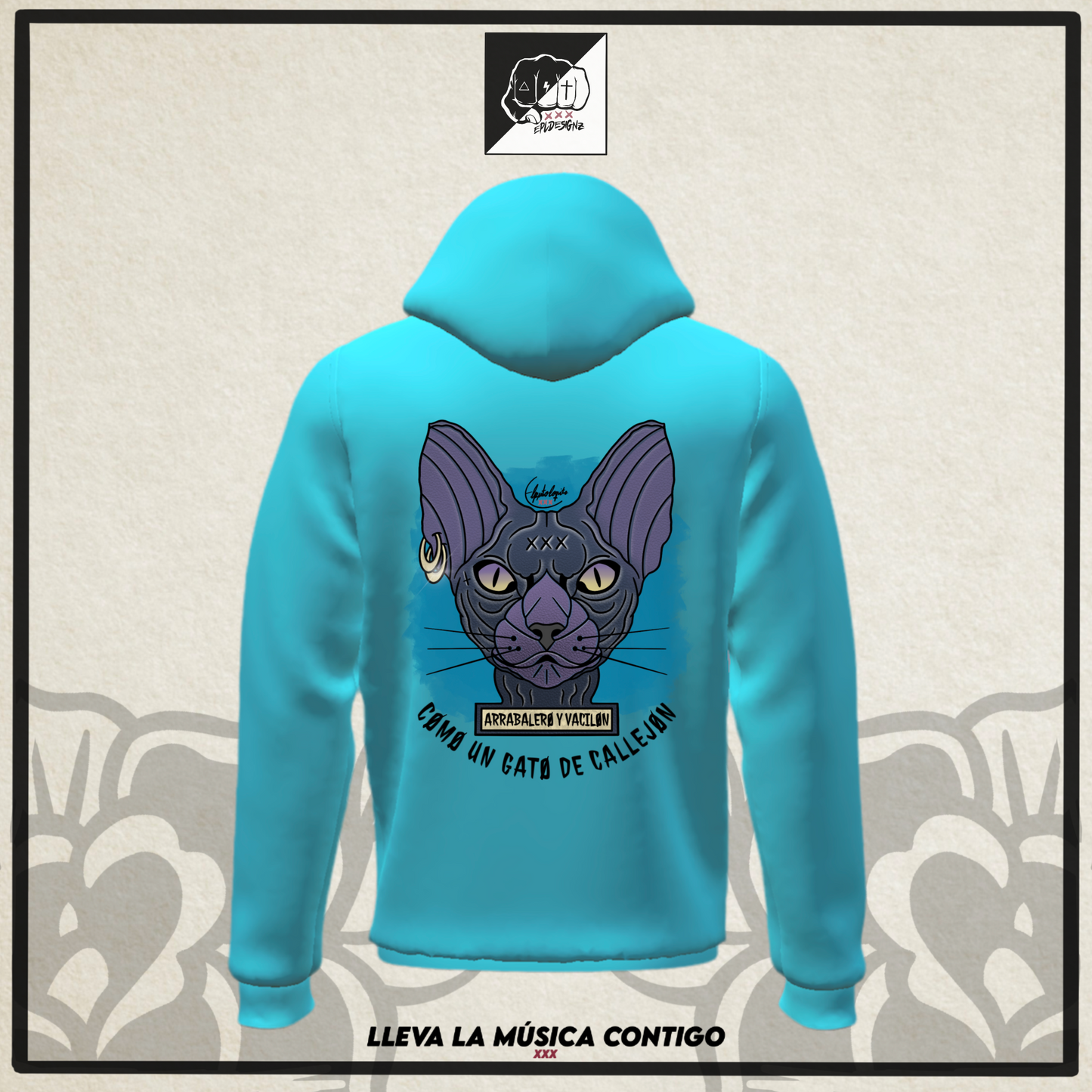 Sudadera EPL "GatoDeCallejón"