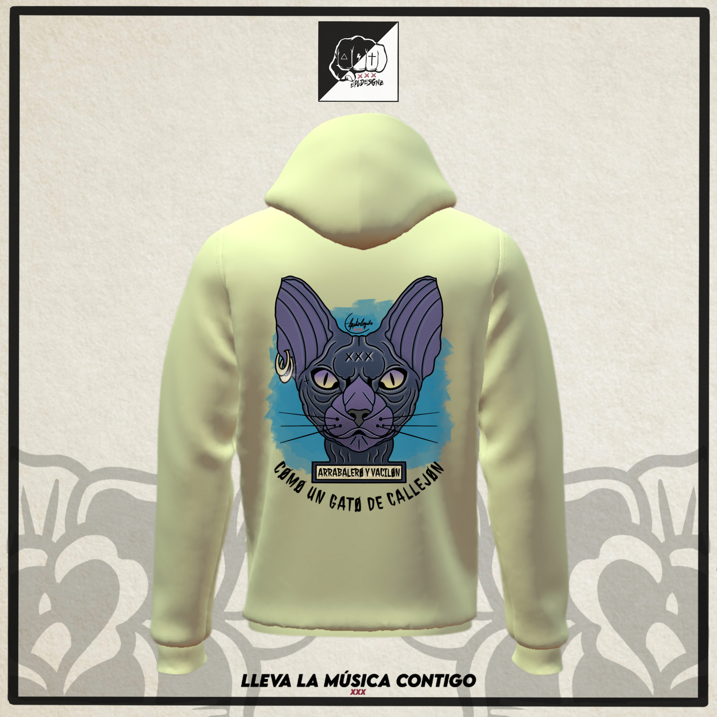 Sudadera EPL "GatoDeCallejón"