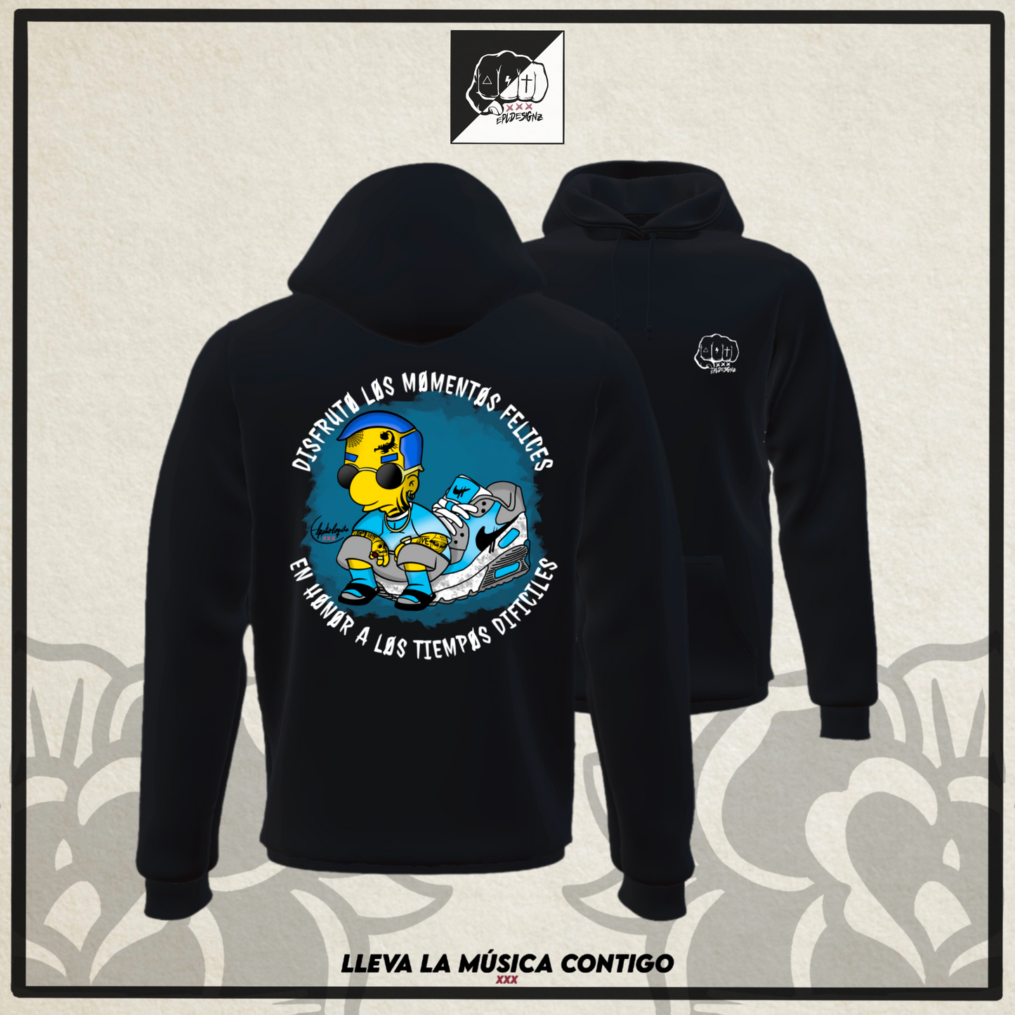 Sudadera EPL "MomentosFelices"