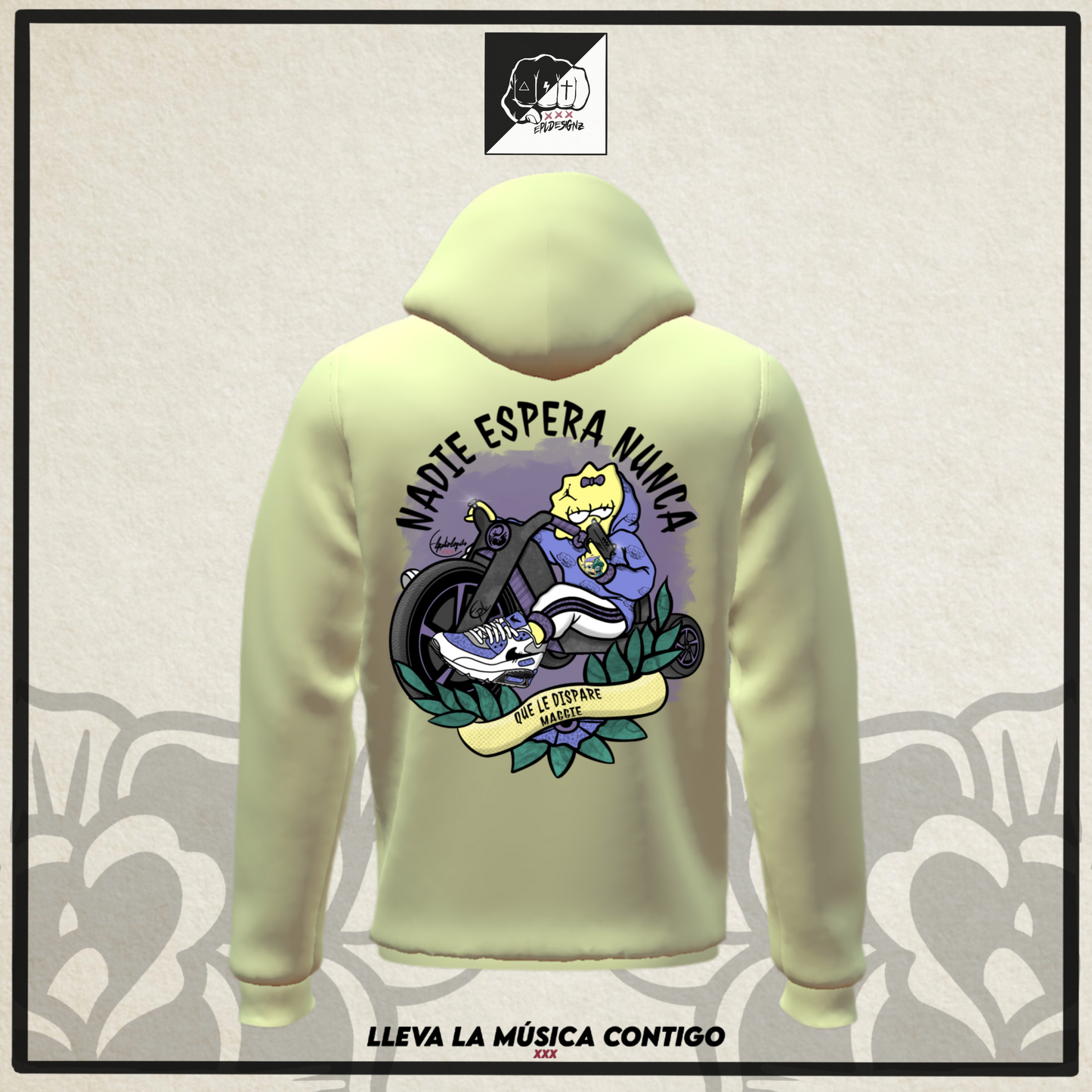 Sudadera EPL "NuncaMaggie"