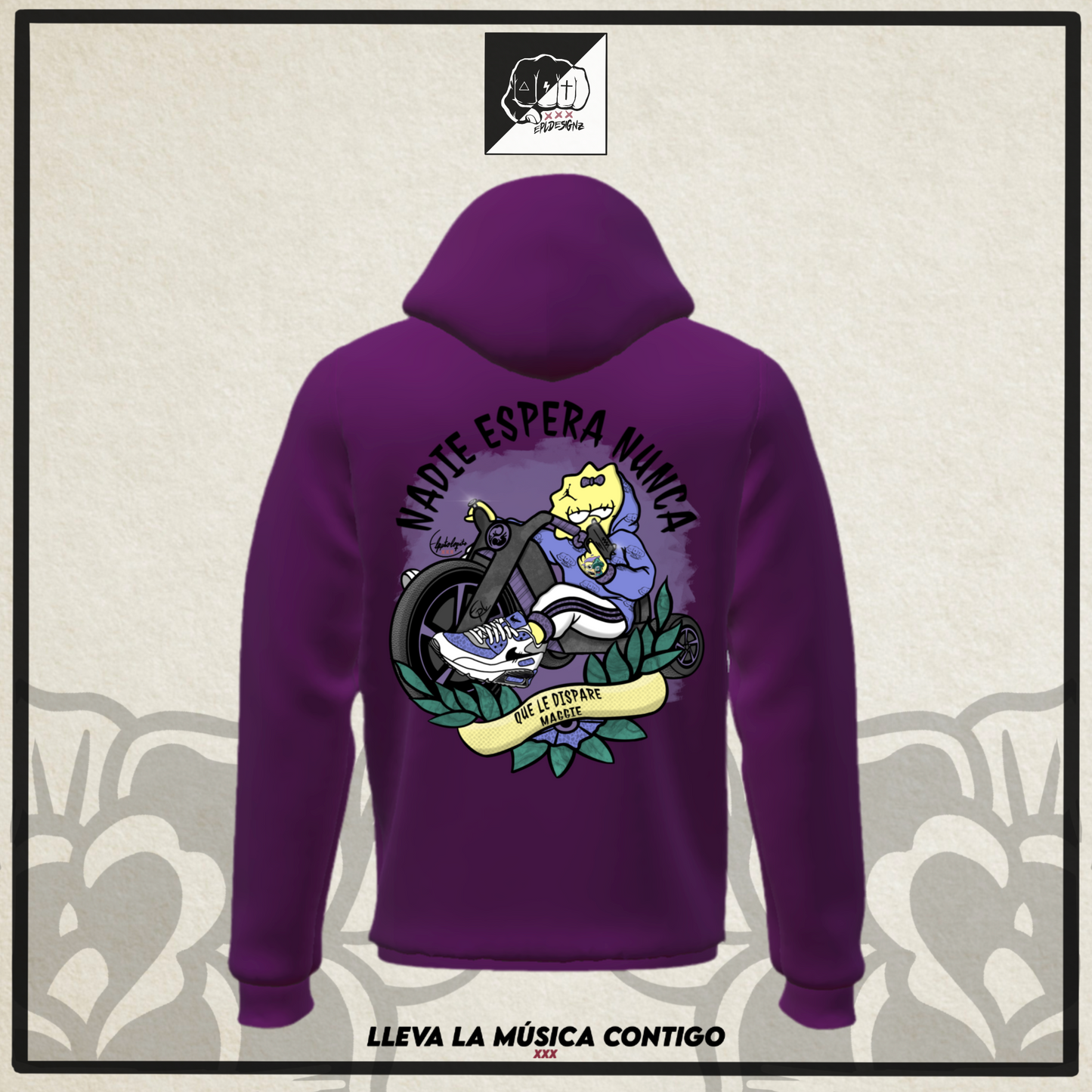 Sudadera EPL "NuncaMaggie"