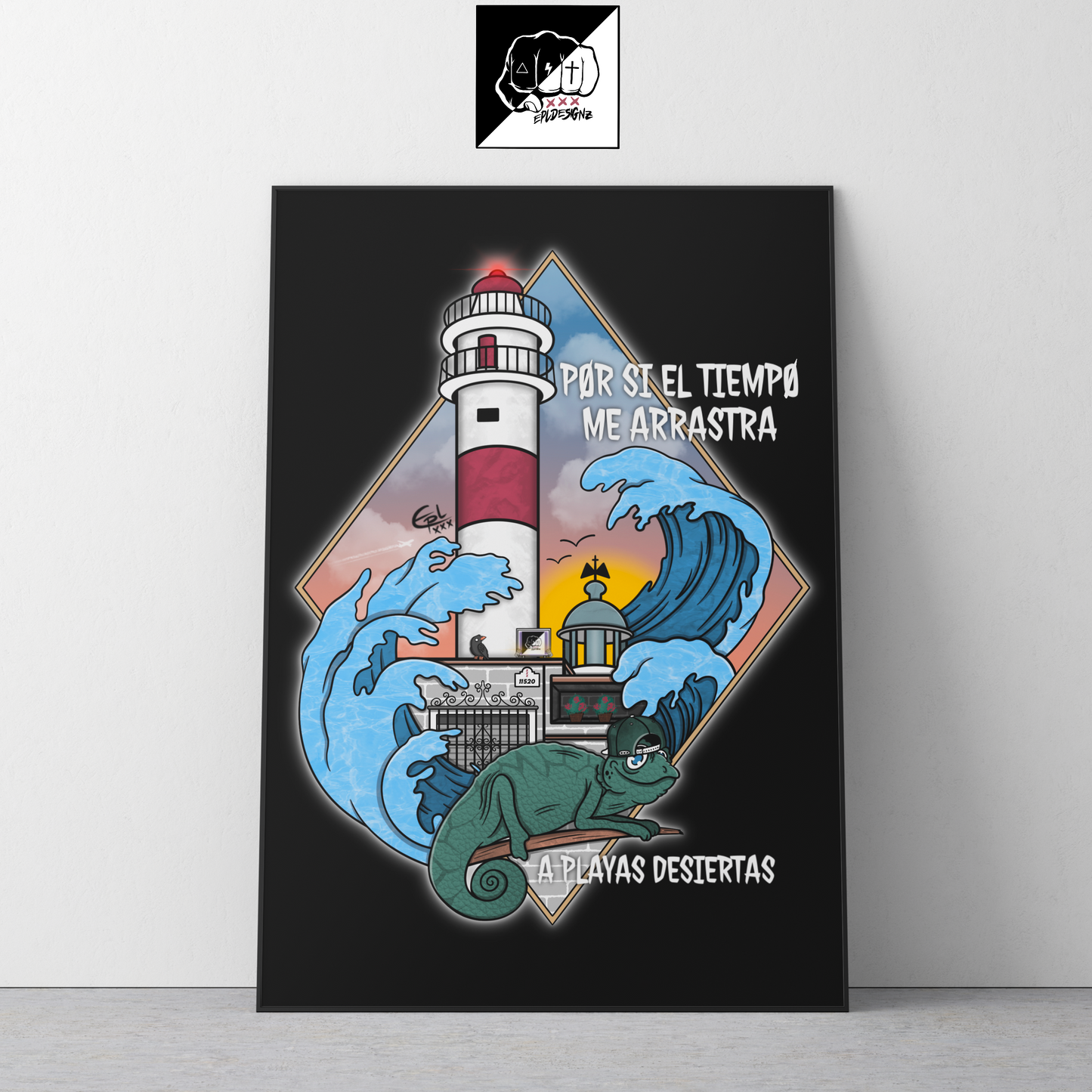 Lámina A3(Aluminio) EPL "PlayasDesiertas"