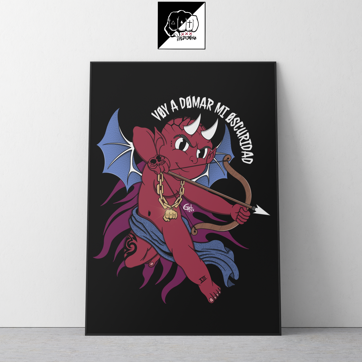 Lámina A3(Aluminio) EPL "MiOscuridad"