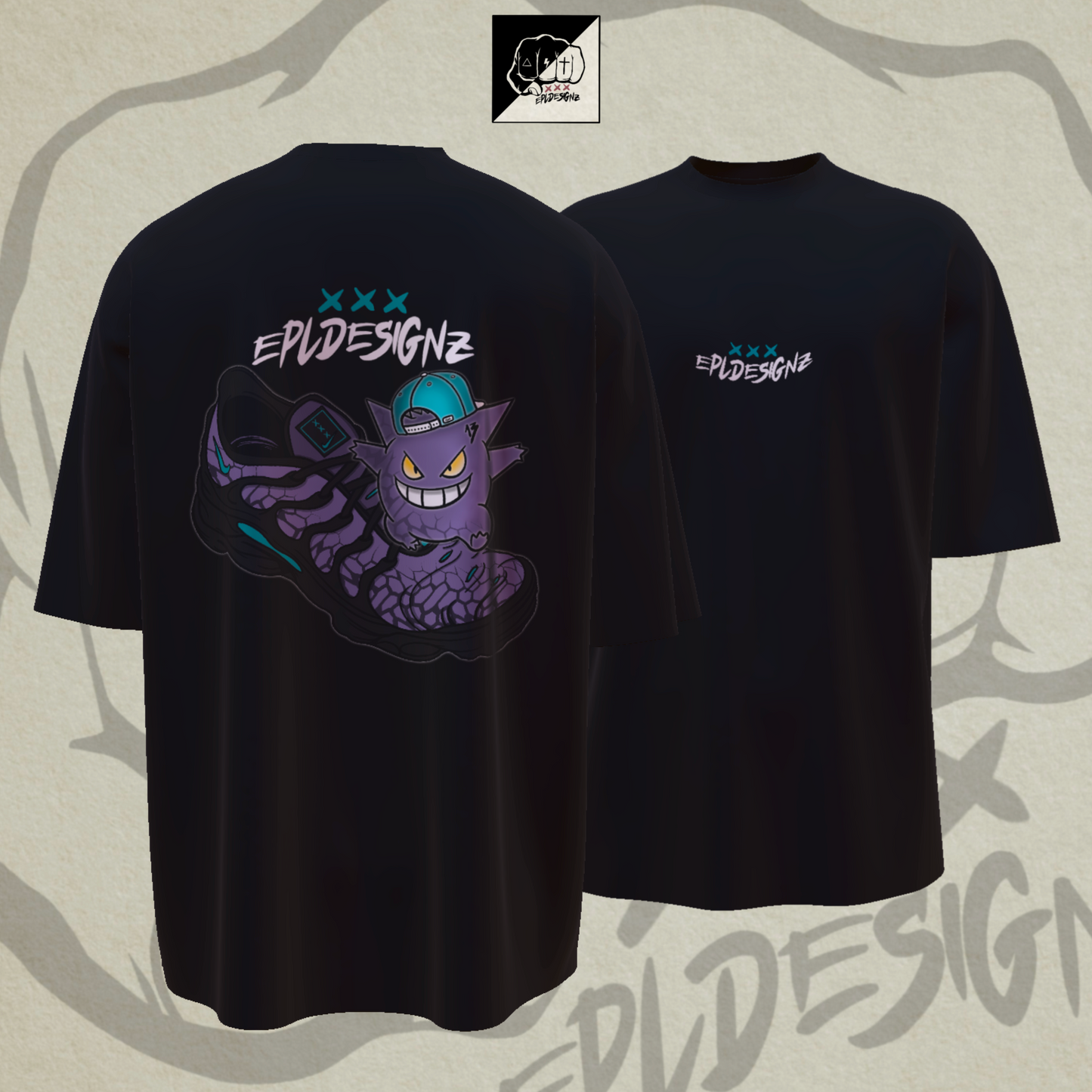 Camiseta EPLOversize "GengarSneaker"