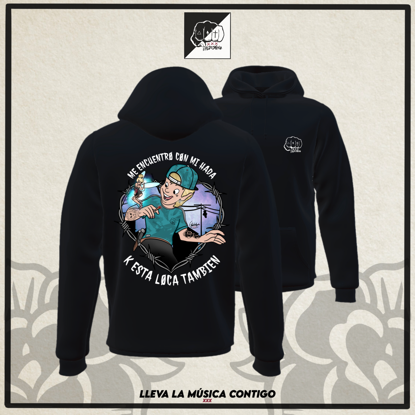 Sudadera EPL "ConMiHada"
