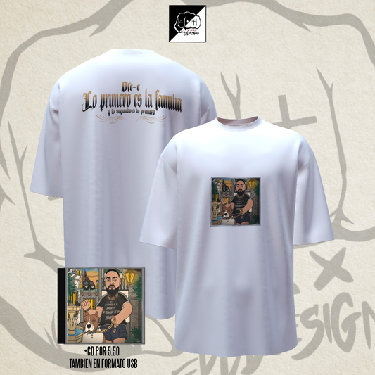 Camiseta EPLOversize "LoPrimeroEsLaFamilia"