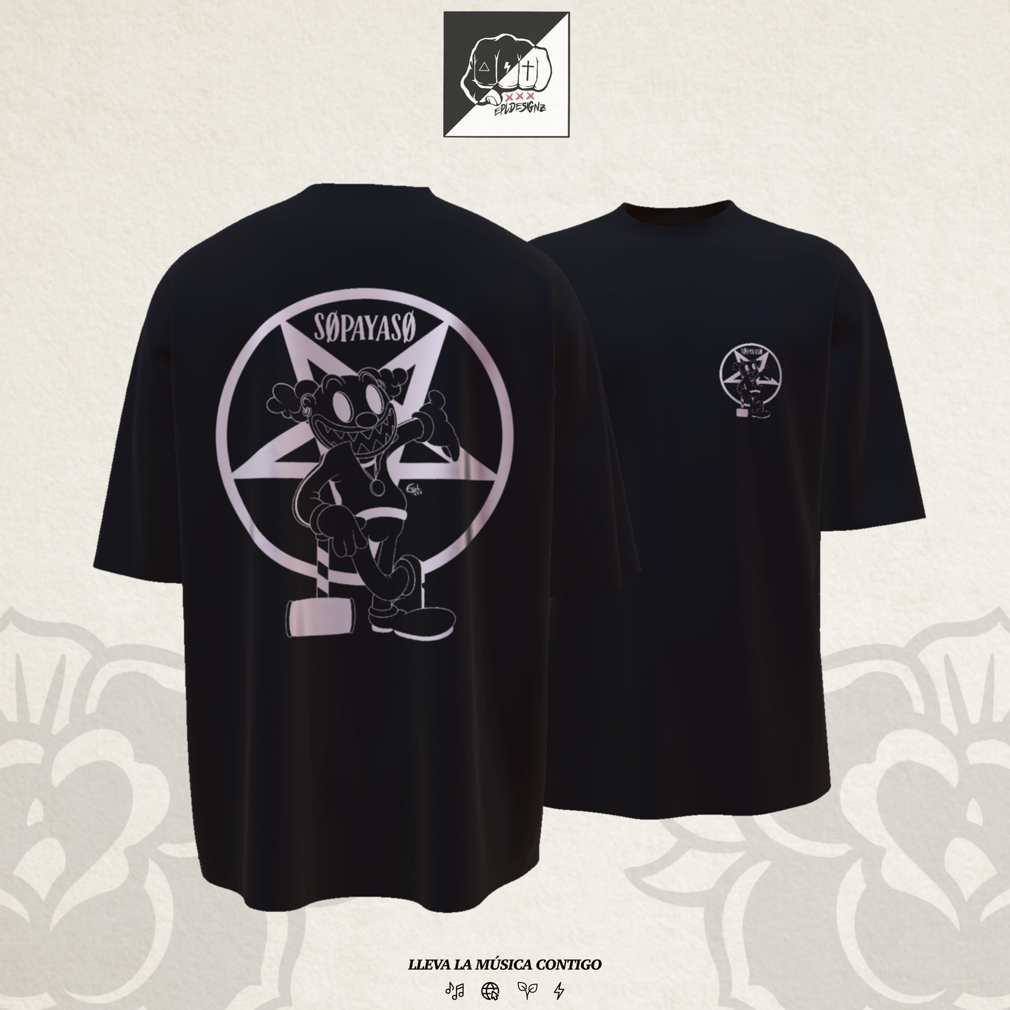 Camiseta EPLOversize "SoPayasoPremium"