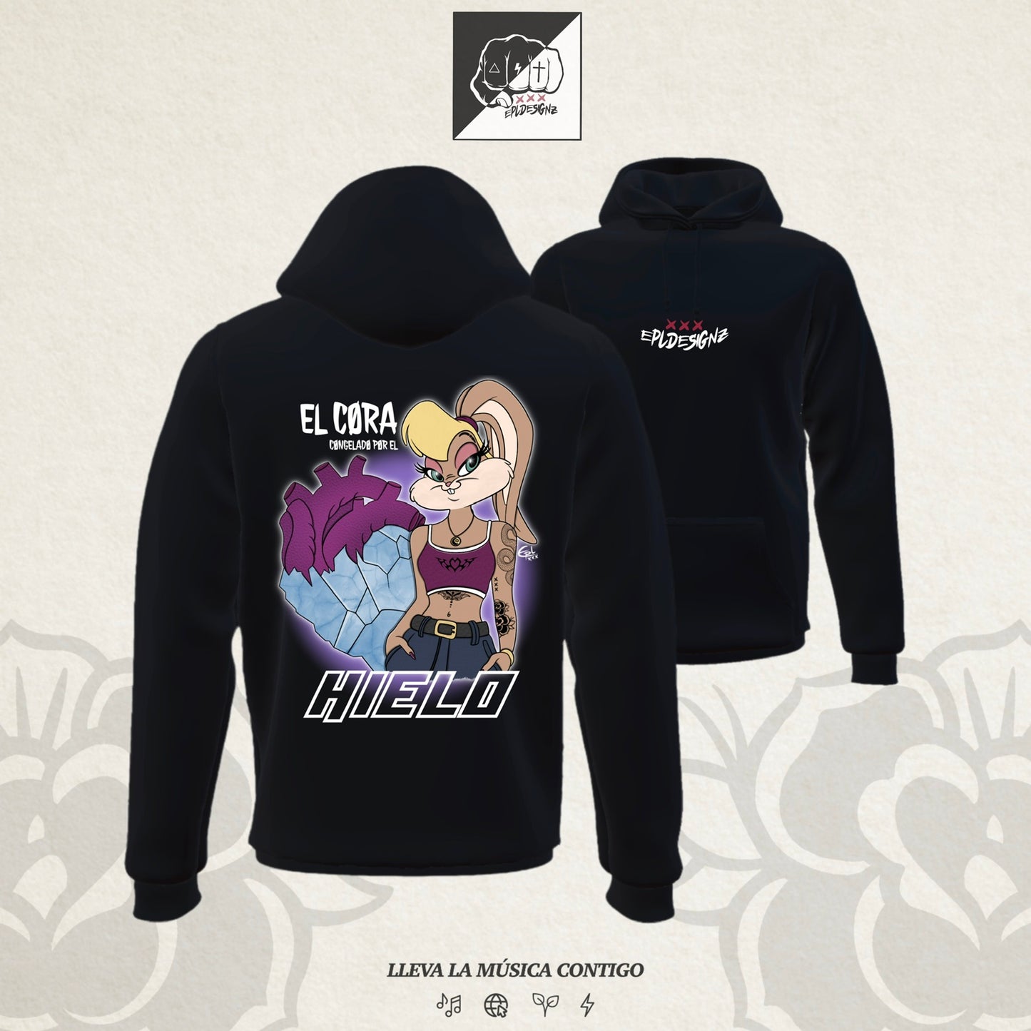 Sudadera EPL "CoraCongelado"