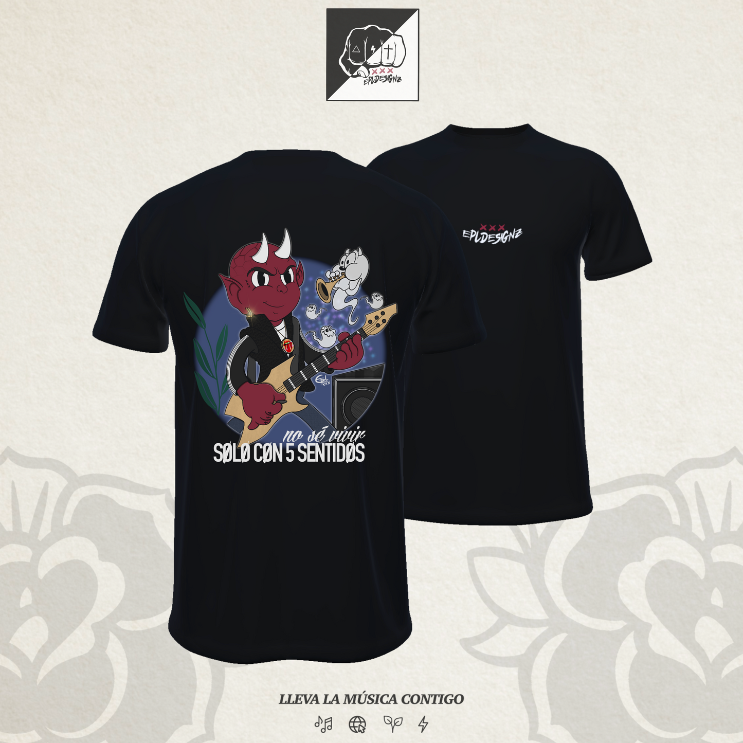 Camiseta EPL "Con5Sentidos"