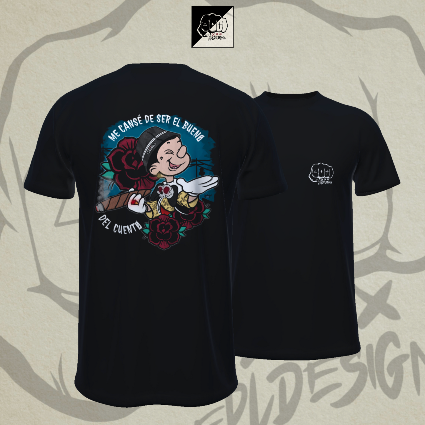 Camiseta EPL "ElBuenoDelCuento"