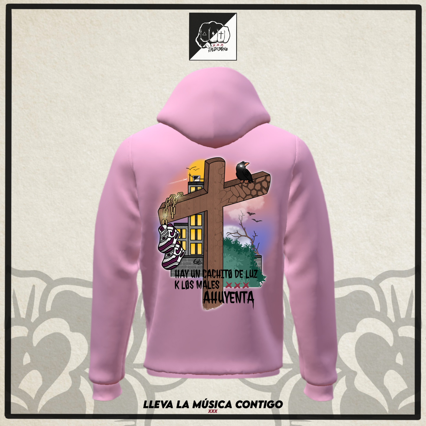 Sudadera EPL "HayUnCachitoDeLuz"