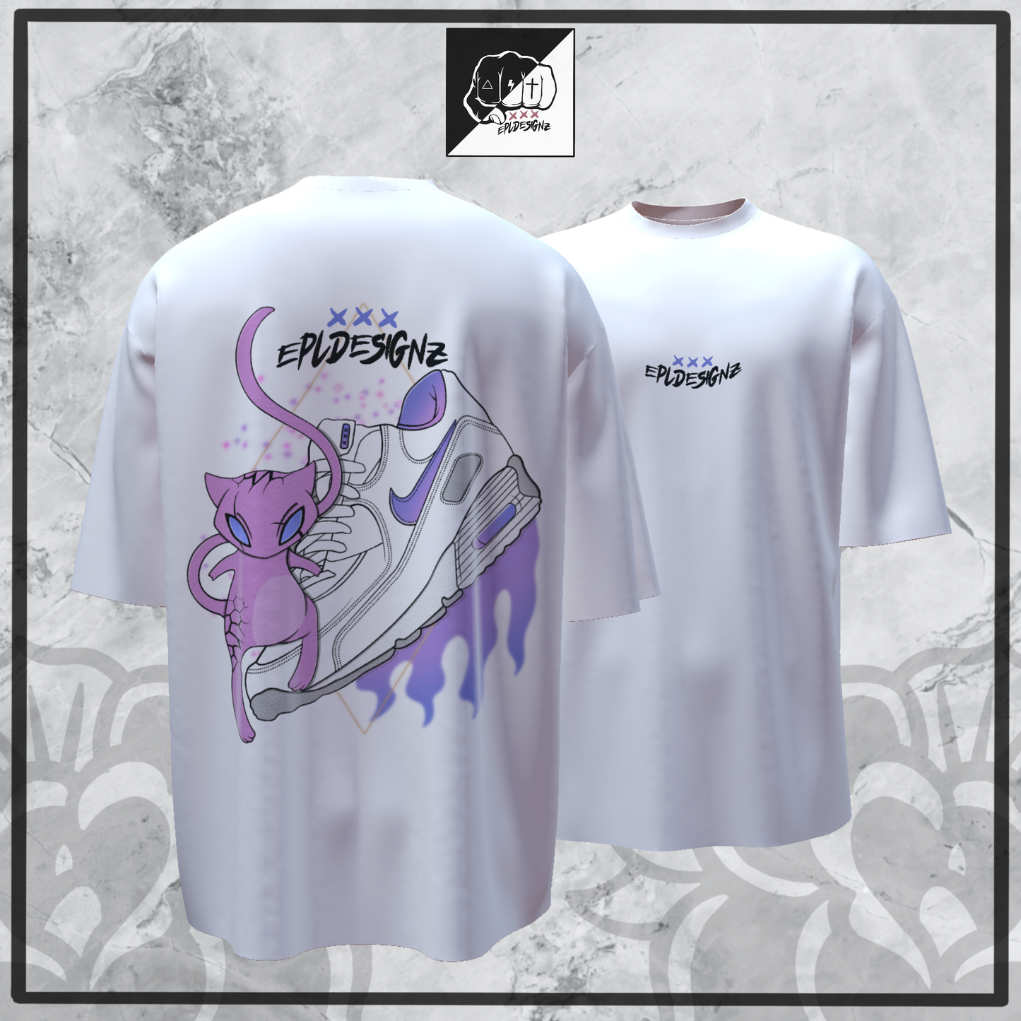 Camiseta EPLOversize "MewSneaker"